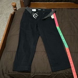 Capris NWT Black Denim